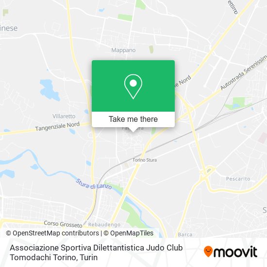 Associazione Sportiva Dilettantistica Judo Club Tomodachi Torino map