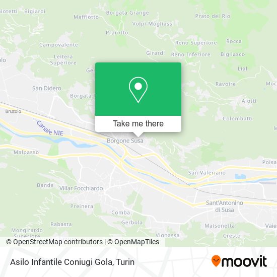 Asilo Infantile Coniugi Gola map