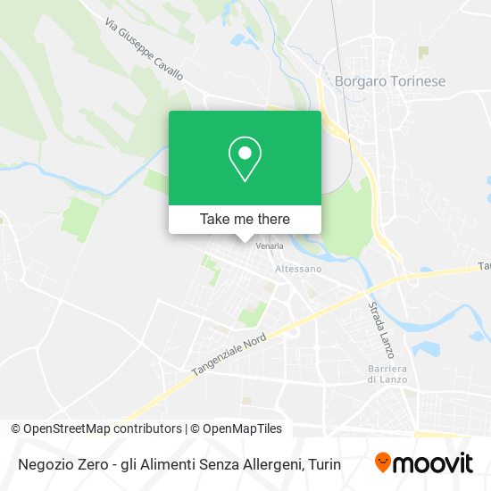 Negozio Zero - gli Alimenti Senza Allergeni map