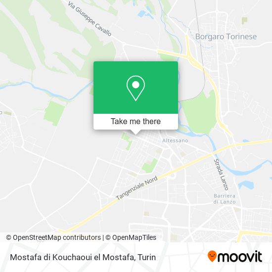 Mostafa di Kouchaoui el Mostafa map