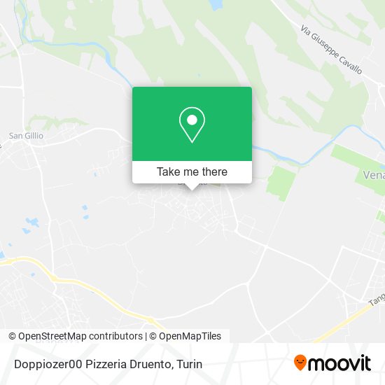 Doppiozer00 Pizzeria Druento map