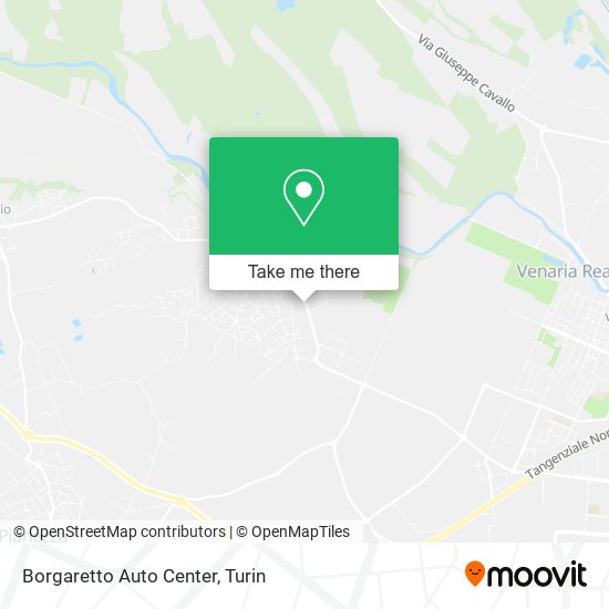 Borgaretto Auto Center map