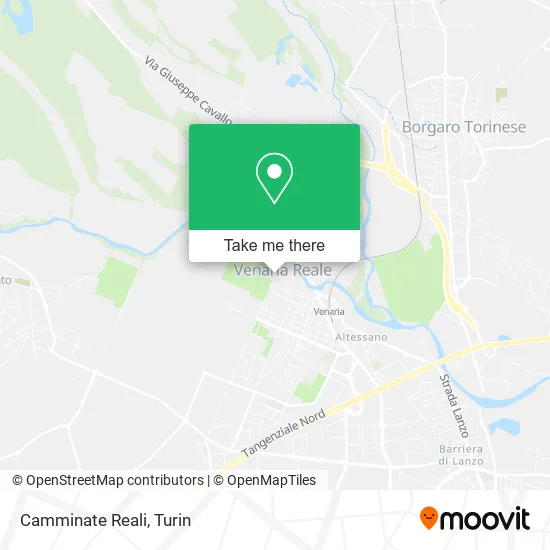 Camminate Reali map