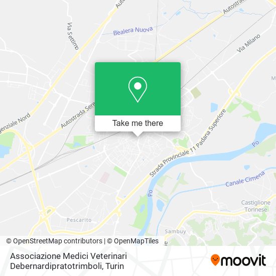 Associazione Medici Veterinari Debernardipratotrimboli map
