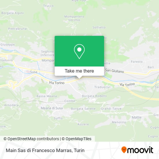 Main Sas di Francesco Marras map