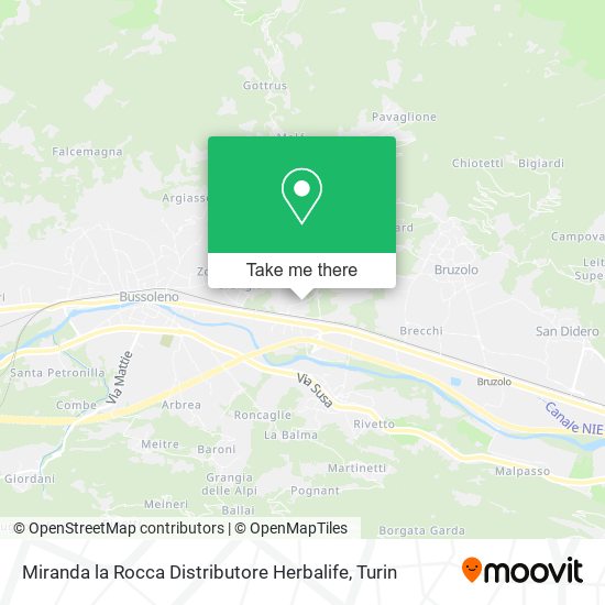 Miranda la Rocca Distributore Herbalife map