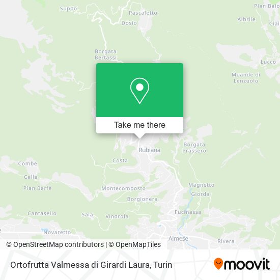 Ortofrutta Valmessa di Girardi Laura map