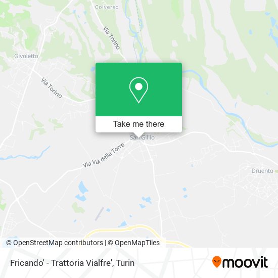 Fricando' - Trattoria Vialfre' map