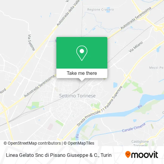 Linea Gelato Snc by Pisano Giuseppe & Co. map