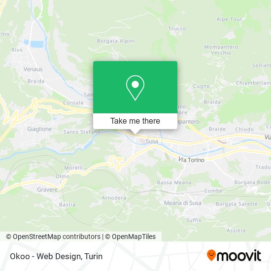 Okoo - Web Design map