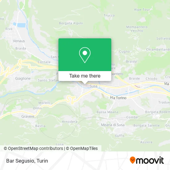 Bar Segusio map