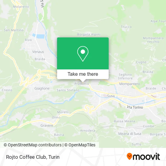 Rojto Coffee Club map