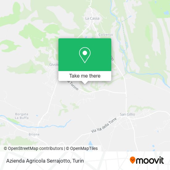 Azienda Agricola Serrajotto map