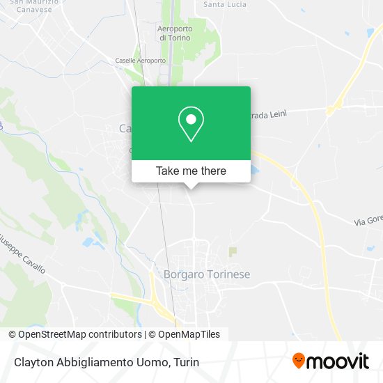Clayton Abbigliamento Uomo map