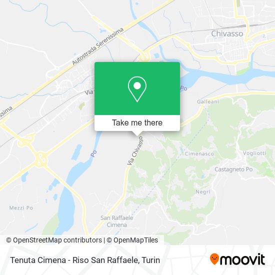 Tenuta Cimena - Riso San Raffaele map