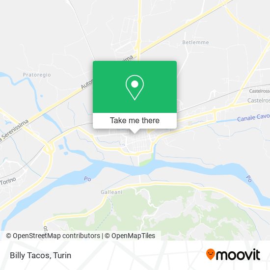 Billy Tacos map