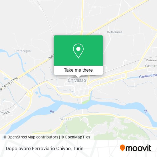 Dopolavoro Ferroviario Chivao map