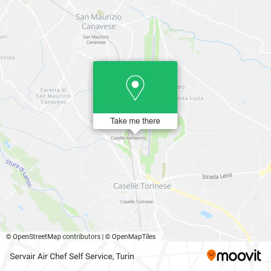 Servair Air Chef Self Service map