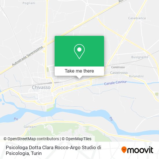 Psicologa Dotta Clara Rocco-Argo Studio di Psicologia map