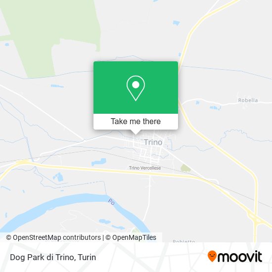 Dog Park di Trino map