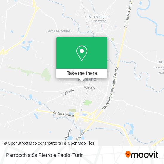 Parrocchia Ss Pietro e Paolo map
