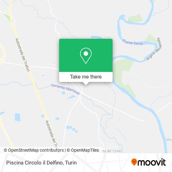 Piscina Circolo il Delfino map