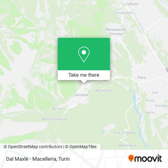 Dal Maxlè - Macelleria map