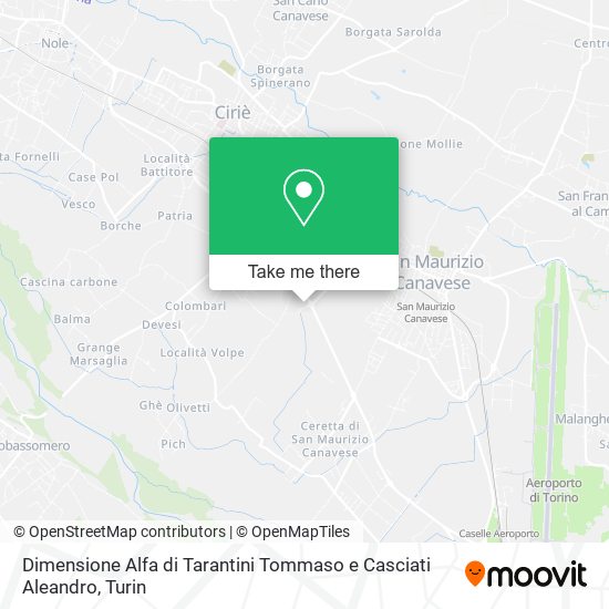 Dimensione Alfa di Tarantini Tommaso e Casciati Aleandro map