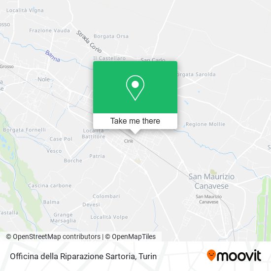 Officina della Riparazione Sartoria map