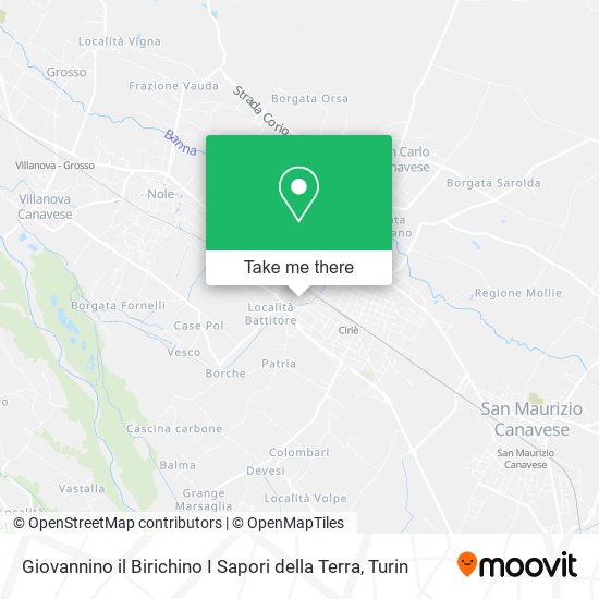 Giovannino il Birichino I Sapori della Terra map