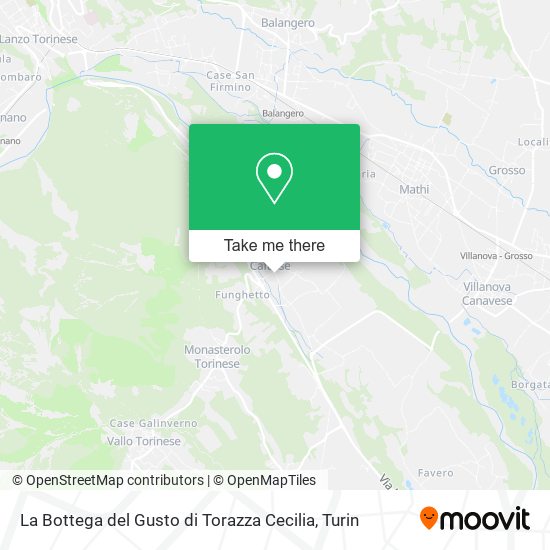 La Bottega del Gusto di Torazza Cecilia map