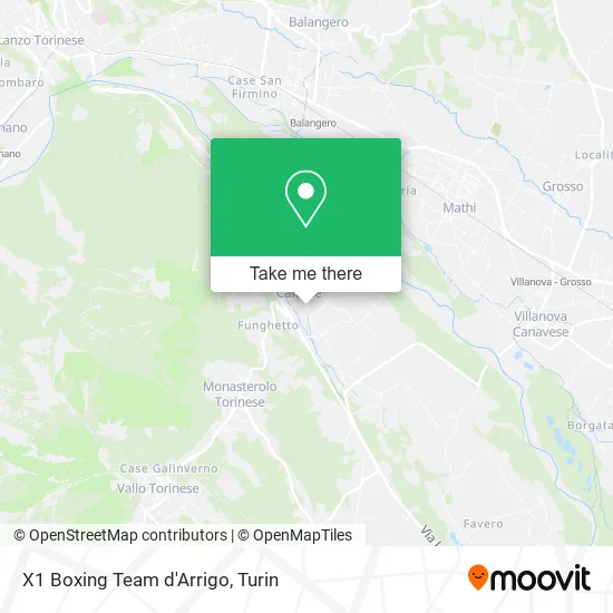 X1 Boxing Team d'Arrigo map