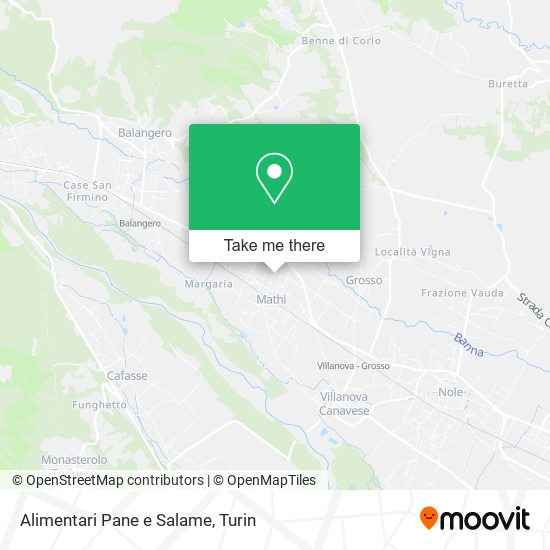 Alimentari Pane e Salame map