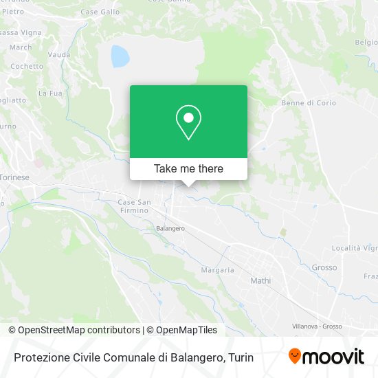Protezione Civile Comunale di Balangero map