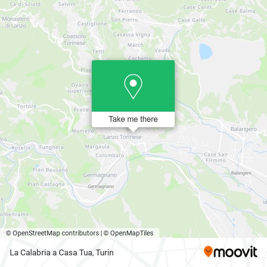 La Calabria a Casa Tua map