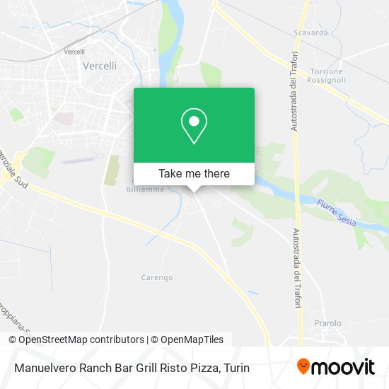 Manuelvero Ranch Bar Grill Risto Pizza map