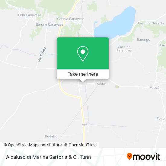 Aicaluso di Marina Sartoris & C. map