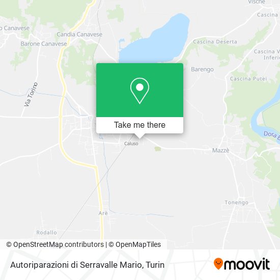 Autoriparazioni di Serravalle Mario map