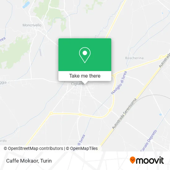 Caffe Mokaor map