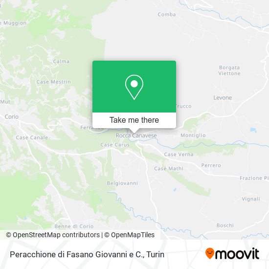 Peracchione di Fasano Giovanni e C. map