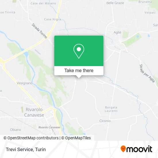 Trevi Service map