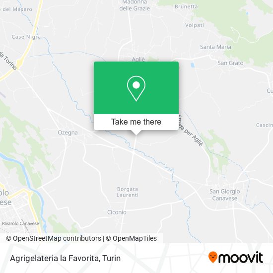 Agrigelateria la Favorita map