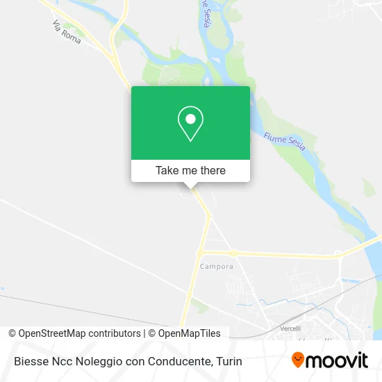 Biesse NCC Chauffeur Rental map
