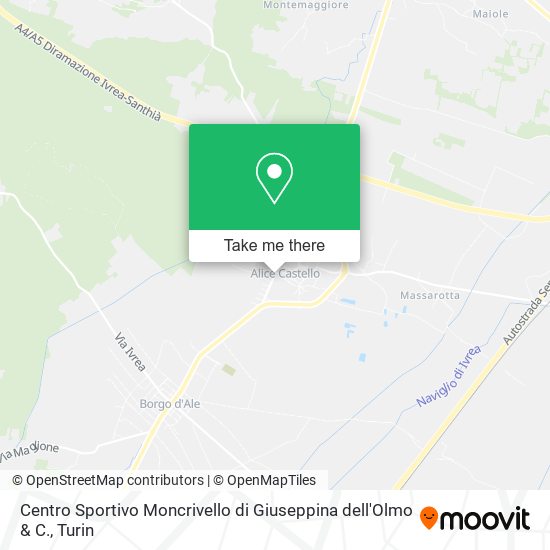 Centro Sportivo Moncrivello di Giuseppina dell'Olmo & C. map