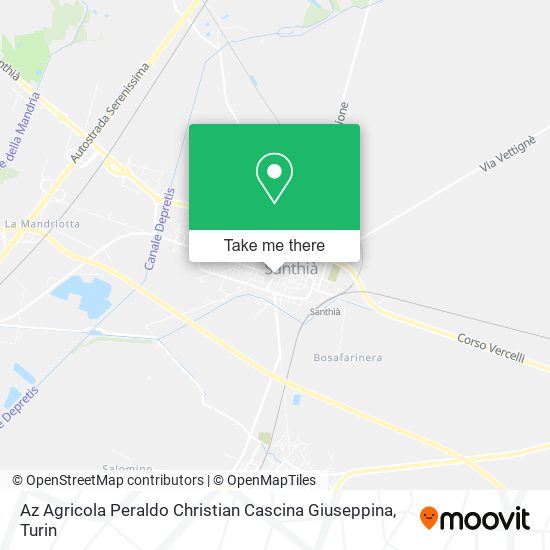 Az Agricola Peraldo Christian Cascina Giuseppina map