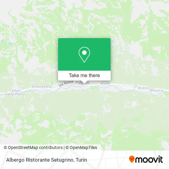 Albergo Ristorante Setugrino map
