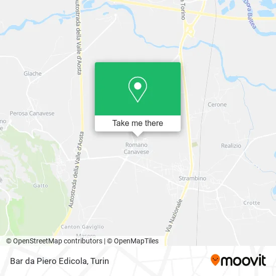 Bar da Piero Edicola map
