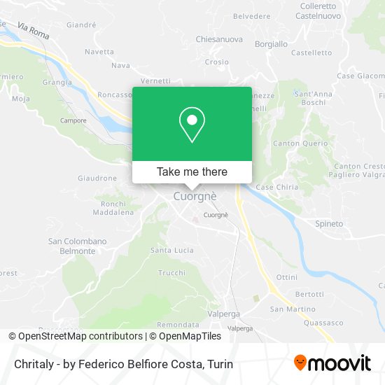 Chritaly - by Federico Belfiore Costa map