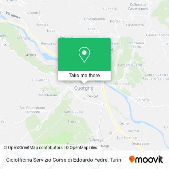 Ciclofficina Servizio Corse di Edoardo Fedre map