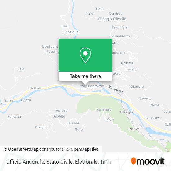 Ufficio Anagrafe, Stato Civile, Elettorale map
